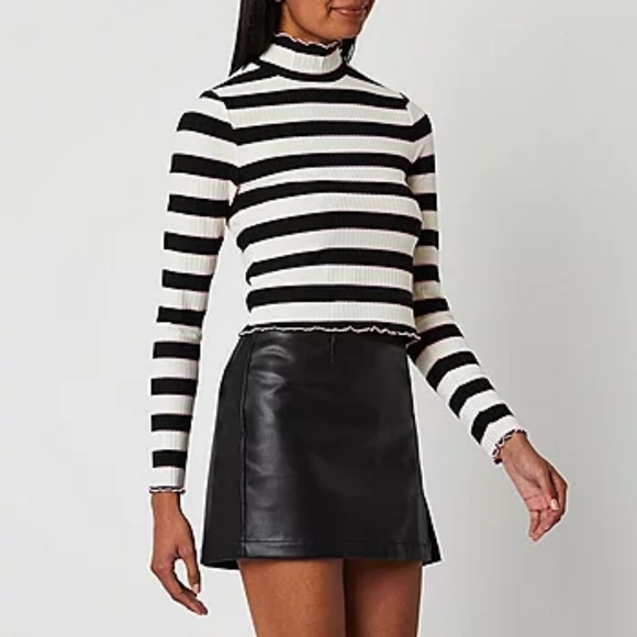 Juicy By Juicy Couture Mock Crop Top - Picture 1 of 3